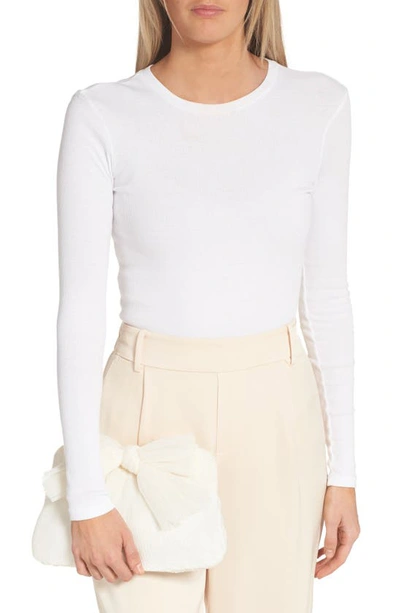 Loeffler Randall Rayne Bow-detail Clutch Bag In Pearl