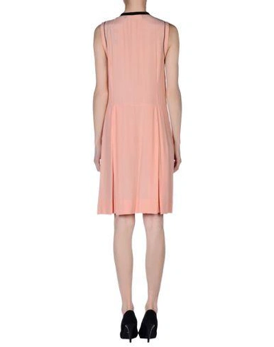 Shop Marni Knee-length Dress In Salmon Pink