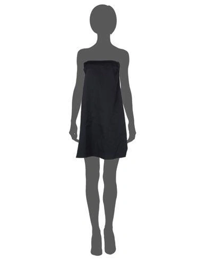 Shop Hache Short Dress In Black