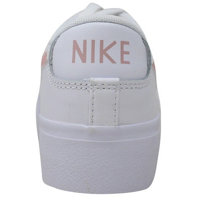 Shop Nike Blazer Low Platform White/pink Glaze-summit White Dj0292-103 Women's