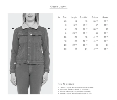 Shop Lola Jeans Gabriella-dc Classic Denim Jacket In Brown