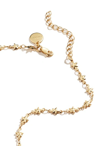 Shop Alex And Ani Delicate Star Adjustable Necklace In Shiny Gold