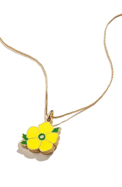 Shop Alex And Ani Buttercup Sentimental Slider Necklace In Shiny Gold