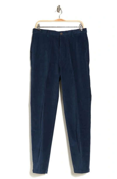 Shop Haggar Classic Fit Stretch Corduroy Pants In Cadet Blue