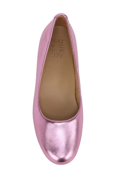 Shop Naturalizer Maxwell Skimmer Flat In Wild Rose Leather