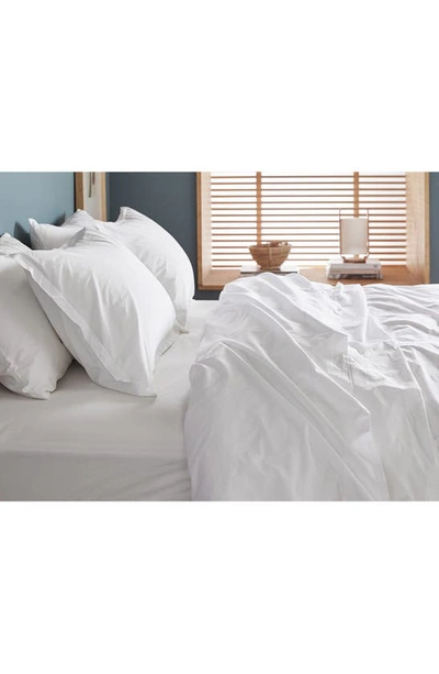 Shop Parachute Percale Fitted Sheet In White