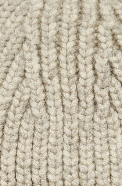 Shop Ugg Chunky Ribbed Beanie In Light Grey