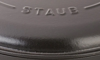 Shop Staub Cast Iron 3.5-qt Braiser In Matte Black