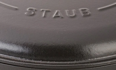 Staub 3.5-quart Cast Iron Braiser & Lid In Matte Black