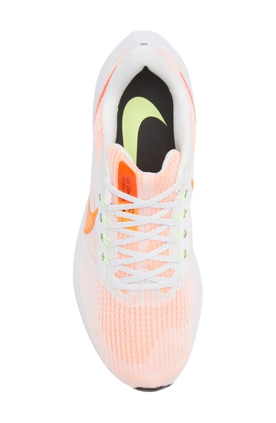 Shop Nike Air Zoom Pegasus 39 Running Shoe In White/ Orange/ Crimson/ Black