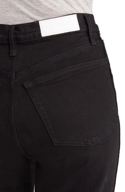 Shop Re/done '90s High Waist Loose Stretch Denim Jeans In Black