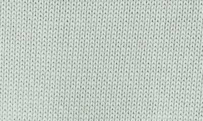 Shop Alexander Mcqueen Graffiti Logo Intarsia Organic Cotton Sweater In Opal/ Mint