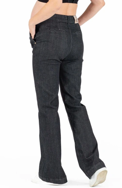 Cache Coeur Sabrina High Waist Flare Maternity Jeans In Black