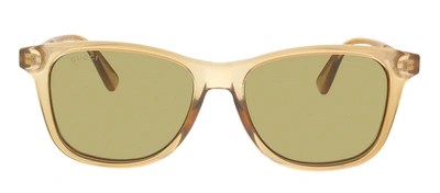Shop Gucci Gg0936s 004 Wayfarer Sunglasses In Brown