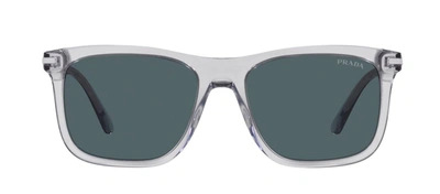 Shop Prada Pr 18ws U430a9 Square Sunglasses In Blue