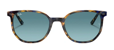 Shop Ray Ban Rb2197 13563m Square Sunglasses In Blue