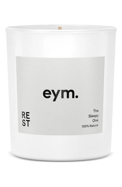 Shop Eym Naturals Single Wick Standard Candle In Rest