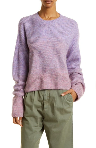 Shop Pistola Zane Crewneck Sweater In Ombre Pink