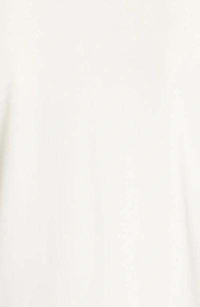 Anne Klein Sleevesless Solid Triple Pleat Top In White