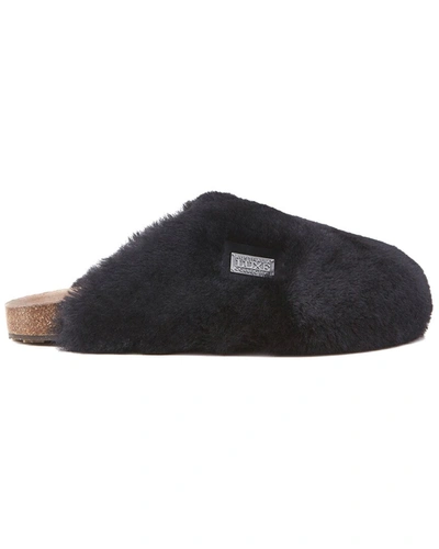 Shop Australia Luxe Collective Dreamer Shearling Slipper In Black