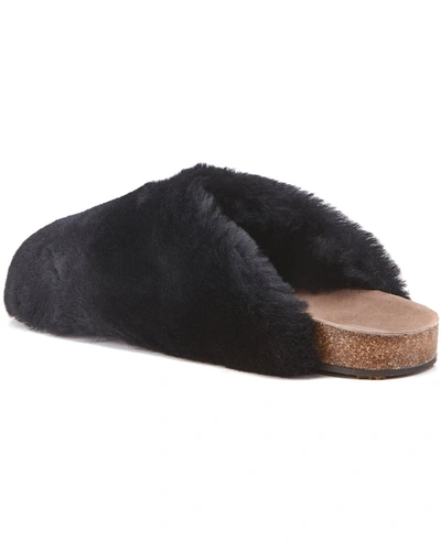 Shop Australia Luxe Collective Dreamer Shearling Slipper In Black