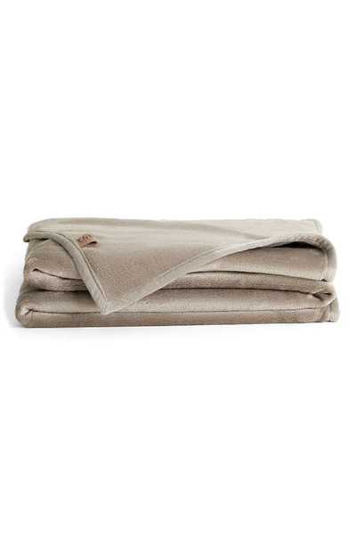 Shop Unhide Lil' Marsh Traveller Plush Blanket In Taupe Ducky