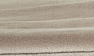 Unhide Lil Marsh Traveller Faux Fur Blanket In Taupe Ducky