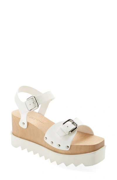 Shop Stella Mccartney Elyse Platform Sandal In 9001 - White