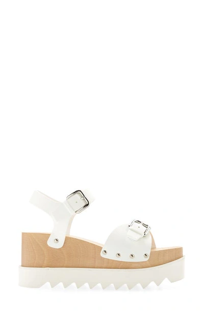 Shop Stella Mccartney Elyse Platform Sandal In 9001 - White