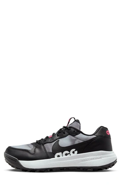 Shop Nike Acg Lowcate Se Hiking Sneaker In Black/ Black/ Hyper Pink