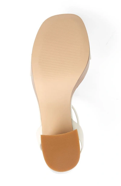 Shop Nordstrom Anita Ankle Strap Platform Sandal In Ivory