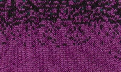 Shop Y/project Gradient Jacquard Crewneck Wool Blend Sweater In Green / Purple