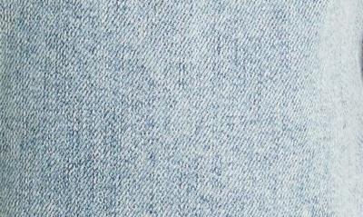 Shop Amiri Stack Distressed Slim Fit Jeans In Stone Indigo
