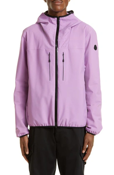 Shop Moncler Foreant Hooded Nylon Jacket In Pink