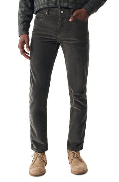 Shop Faherty Stretch Corduroy Pants In Washed Black