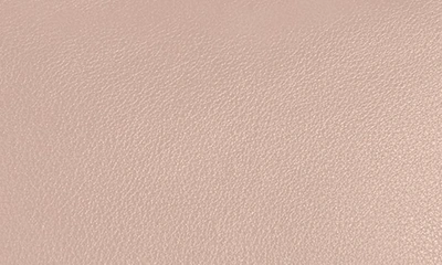 Kusshi Signature Leather Makeup Bag In Blush Pink