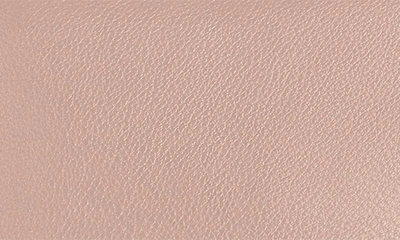 Kusshi Vacationer Leather Makeup Bag In Blush Pink