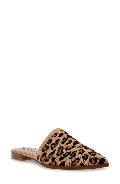 Shop Steven New York Valdez Knit Mule In Leopard