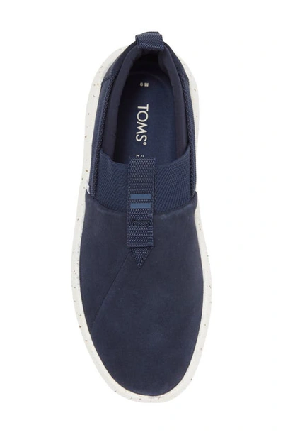 Shop Toms Alpargata Rover Slip-on Sneaker In Navy Woven Alparo Sneak