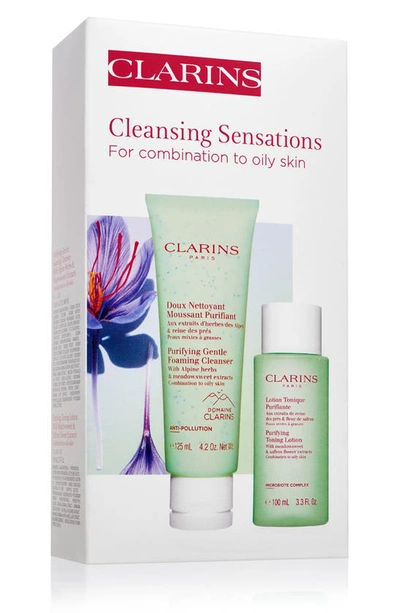 Shop Clarins Cleansing Sensations Duo (nordstrom Exclusive) Usd $42 Value