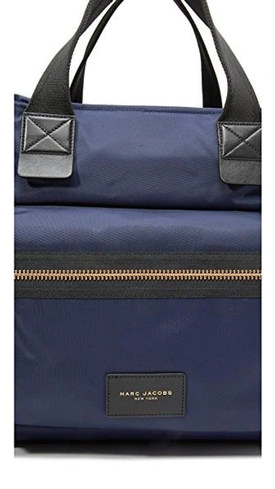 Shop Marc Jacobs Nylon Biker Baby Bag In Midnight Blue