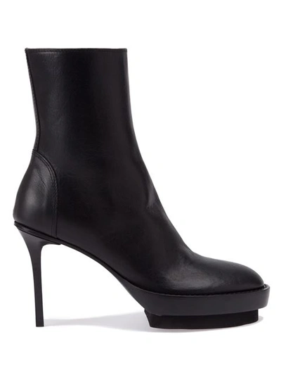 Ann Demeulemeester Platform Boots With Stiletto Heel In Black