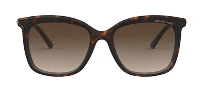 Shop Michael Kors Mk 2079 U 333313 Square Sunglasses In Brown