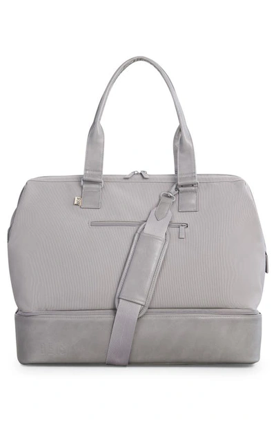Shop Beis The Weekend Travel Bag In Grey
