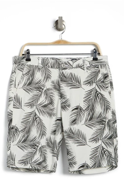 Shop Ag Canyon Shorts In Palm Print Bright White