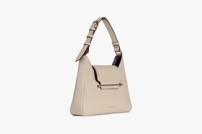 Shop Strathberry Multrees Hobo In Beige