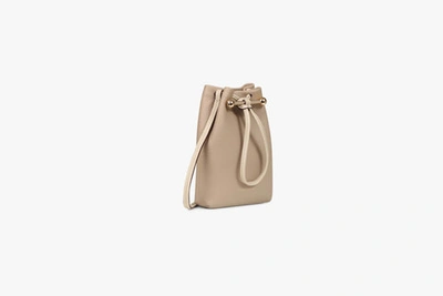 Strathberry Lana Osette Bucket Bag in Natural