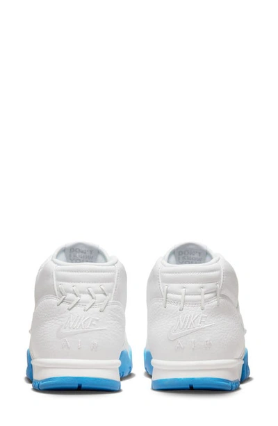 Shop Nike Air Trainer 1 Sneaker In White/ White/ University Blue