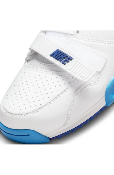 Shop Nike Air Trainer 1 Sneaker In White/ White/ University Blue