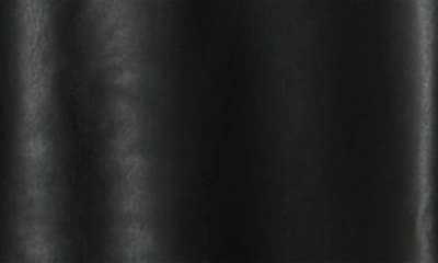 Love By Design Vanguard Pleather Swiss Dot Dress In Black